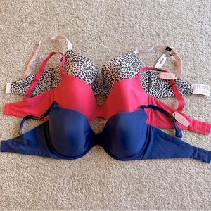 NWT Victoria’s Secret 36DD The Nakeds Lined Perfect Coverage - Lot of 3